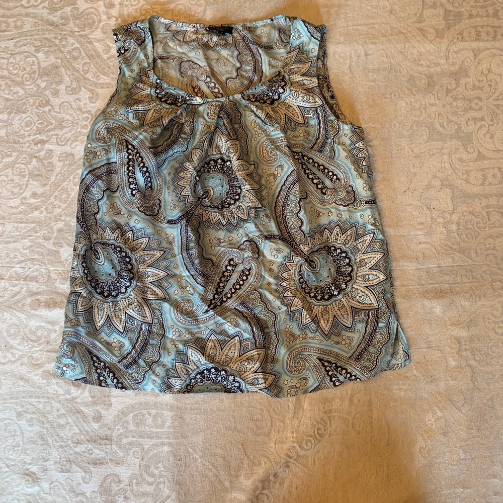 Blue Paisley Shirt